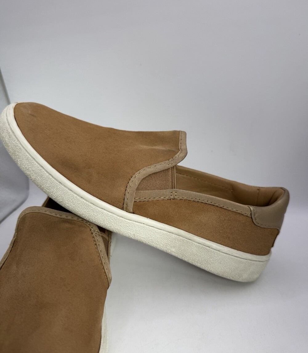 UGG slip On Sneaker Women's Sz 5.5 Chestnut Suede 1019217 Brown Shoes - Picture 5 of 7